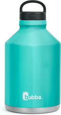 84oz Vacuum-Insulated Stainless Steel Water Bottle with Leak-Proof Lid, Island Teal H96861