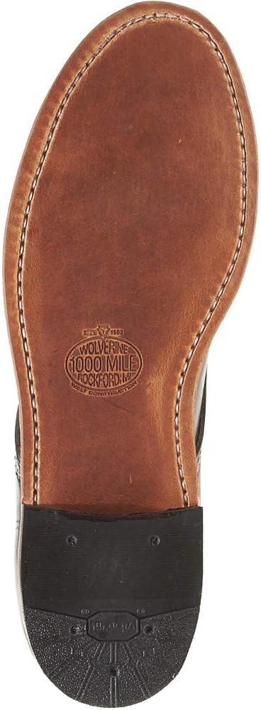 Black Leather 1000 Mile Fashion Boot D900065