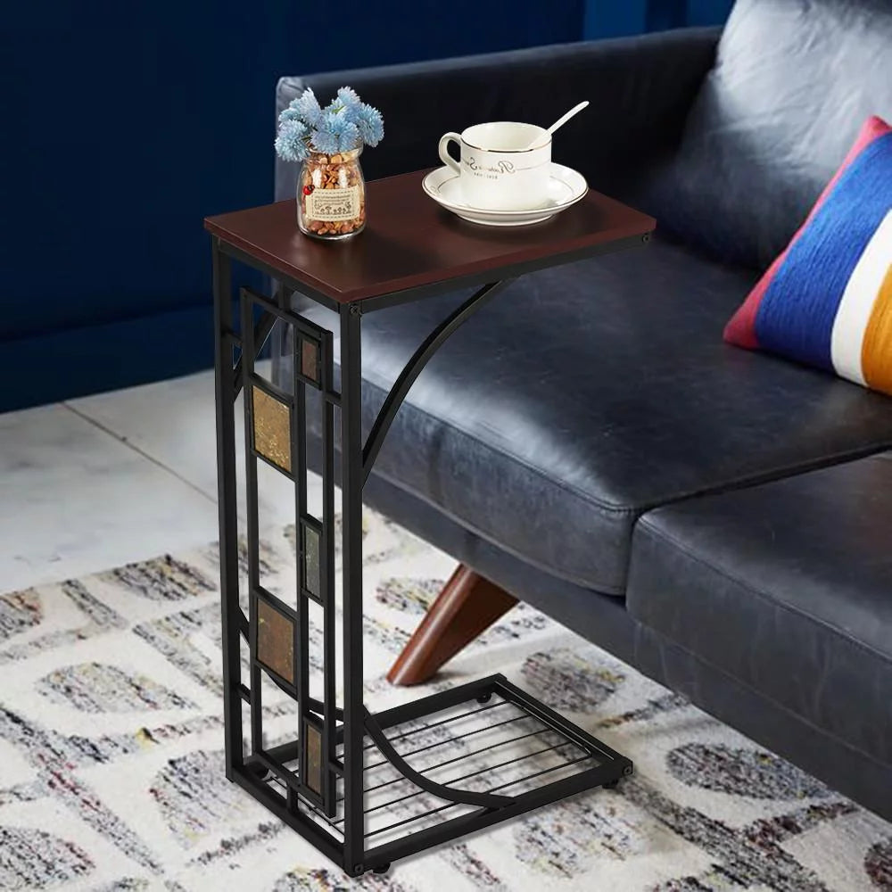 C Shaped Sofa Side Table D8922