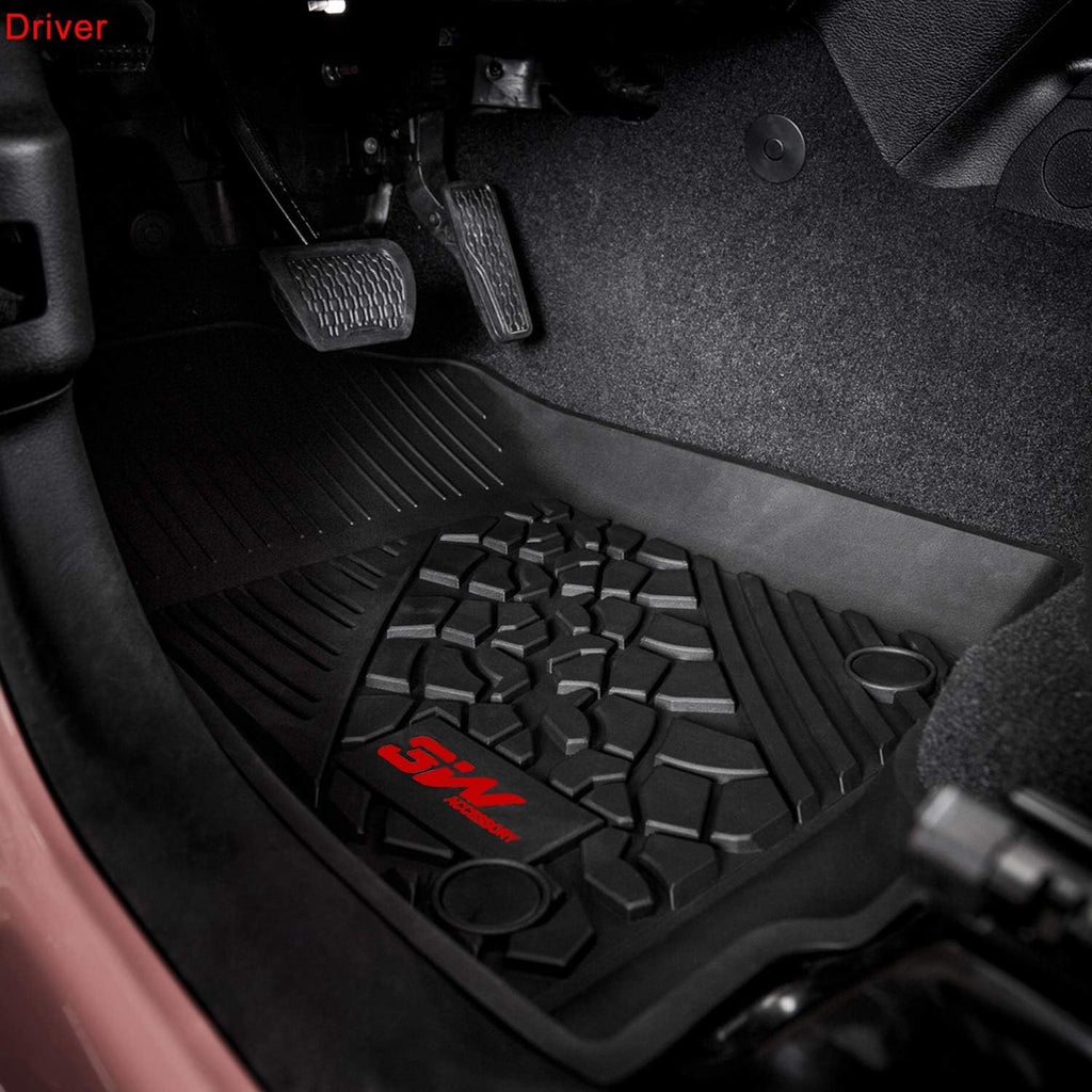 Black Cargo Mat for Jeep Wrangler JL 2018-2021 4-Door Trunk Liner L1940