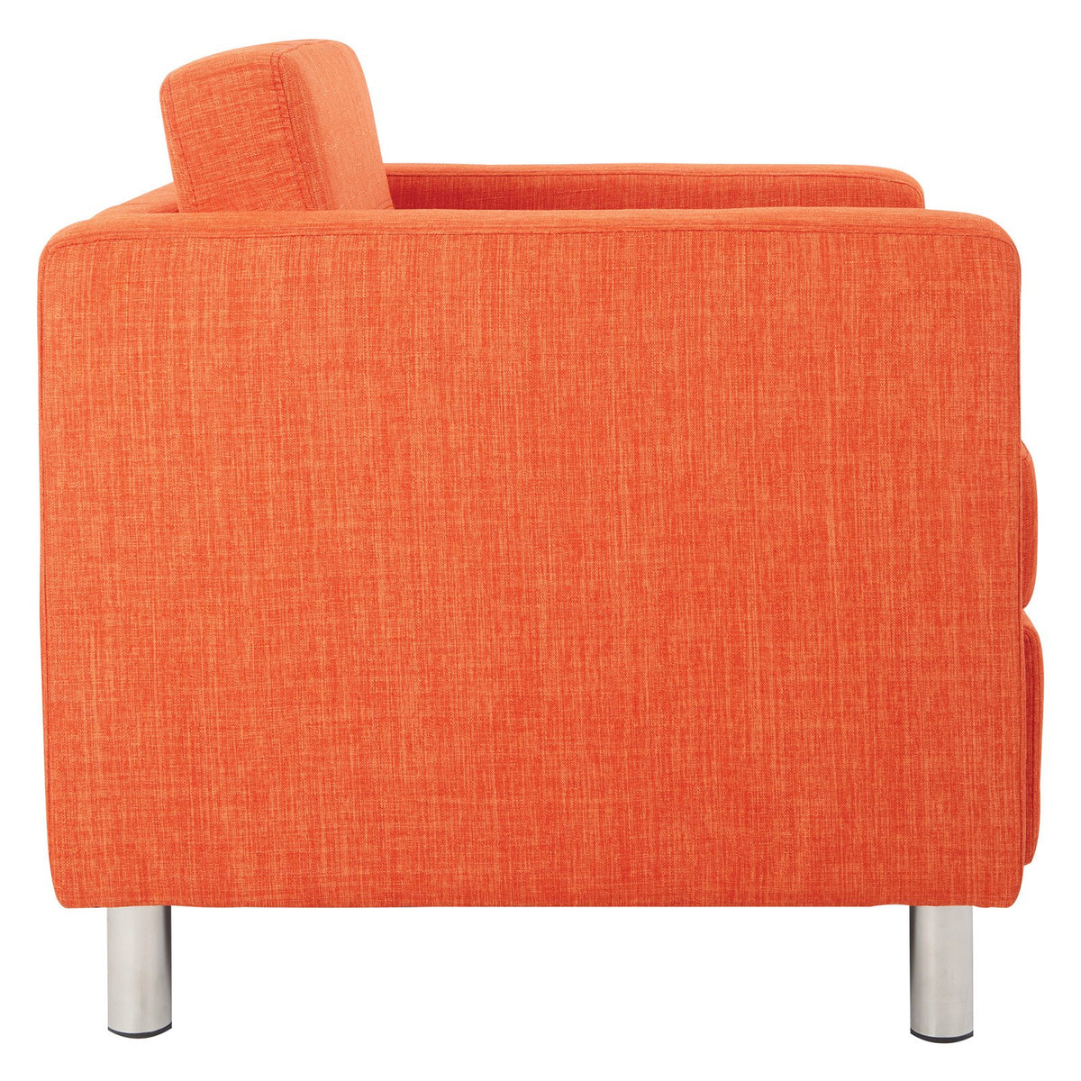 Tangerine Fabric Armchair D296