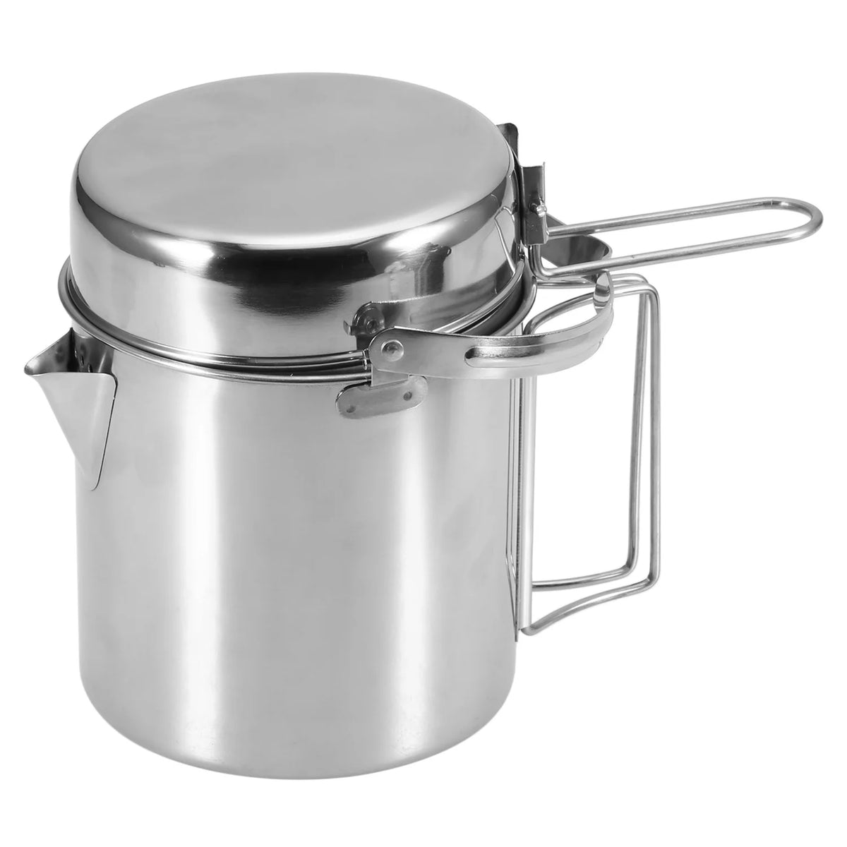 1L Stainless Steel Cooking Kettle with Foldable Handle L69317