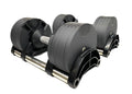 Adjustable Dumbbell 5 - 50 LB (Pair) Black with Tray A559994