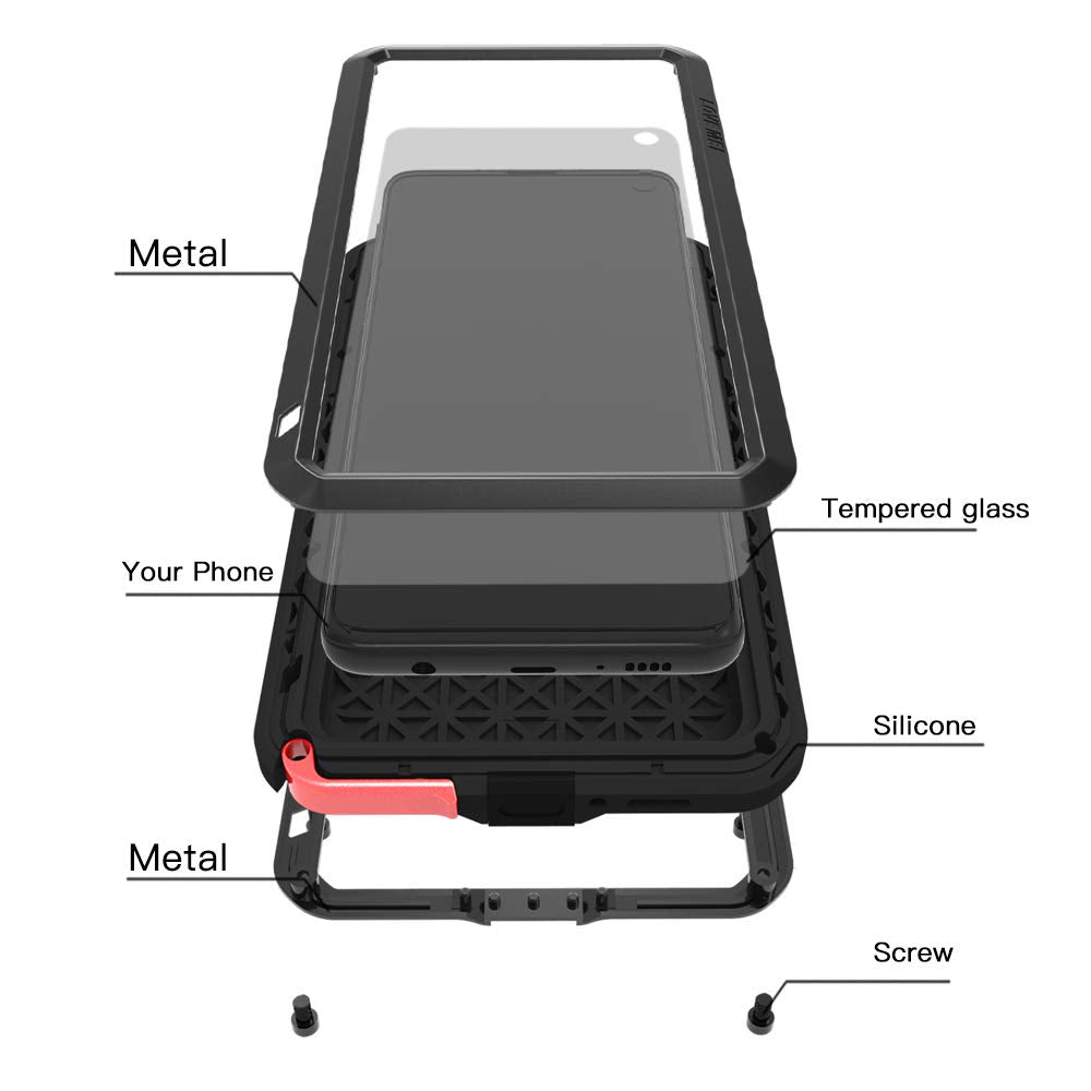 Gold Aluminum Metal Samsung Galaxy S10 Case T51315