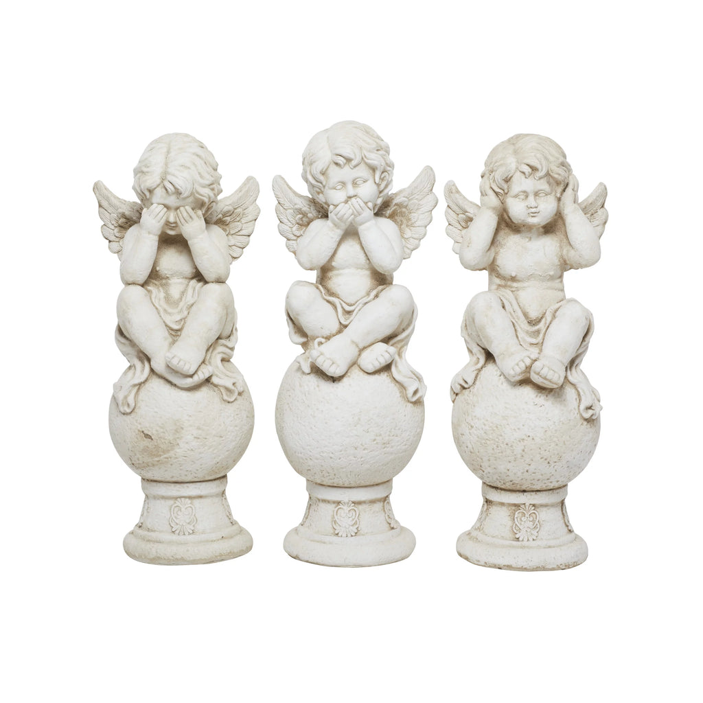 29" Indoor Outdoor Angel Garden Sculpture 3 Pack H870