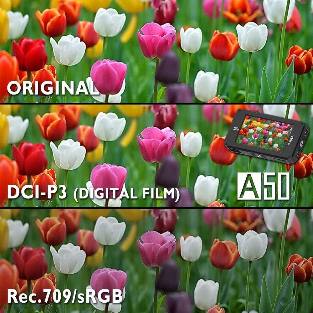 5inch Touchscreen Camera Field Monitor with HDMI 4K In/Out, Carry Case B80408