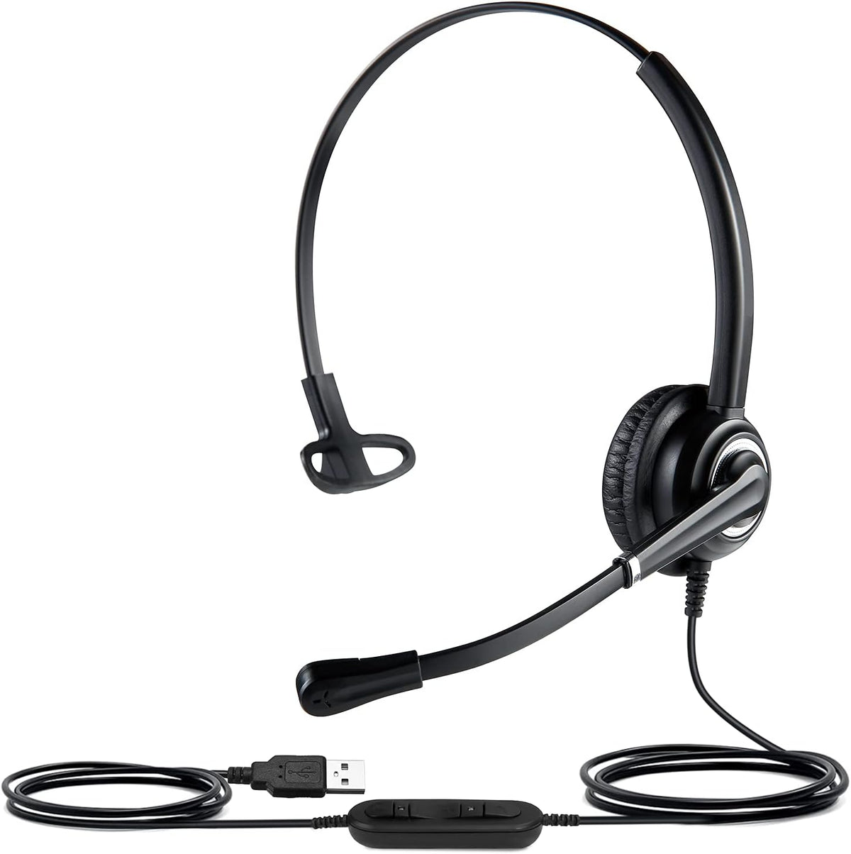 USB Headset with Mute Button and Noise Isolation Microphone, Pack of 2 G6511