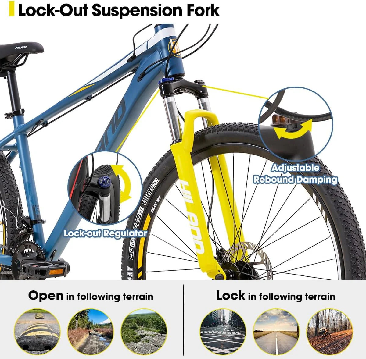 29 Inch Black Hardtail Mountain Bike F4209