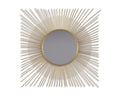 Contemporary Accent Mirror Gold Finish L89964