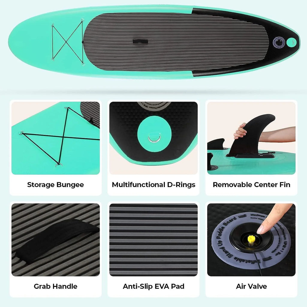 Inflatable Stand Up Paddle Board with Non-Slip Deck V4128