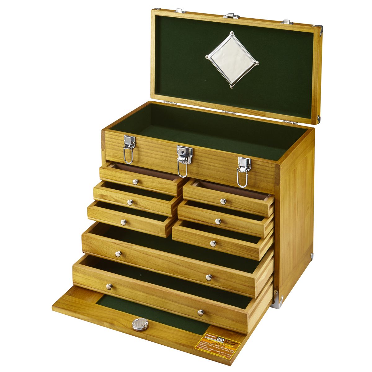 8 Drawer Wood Tool Chest T2738