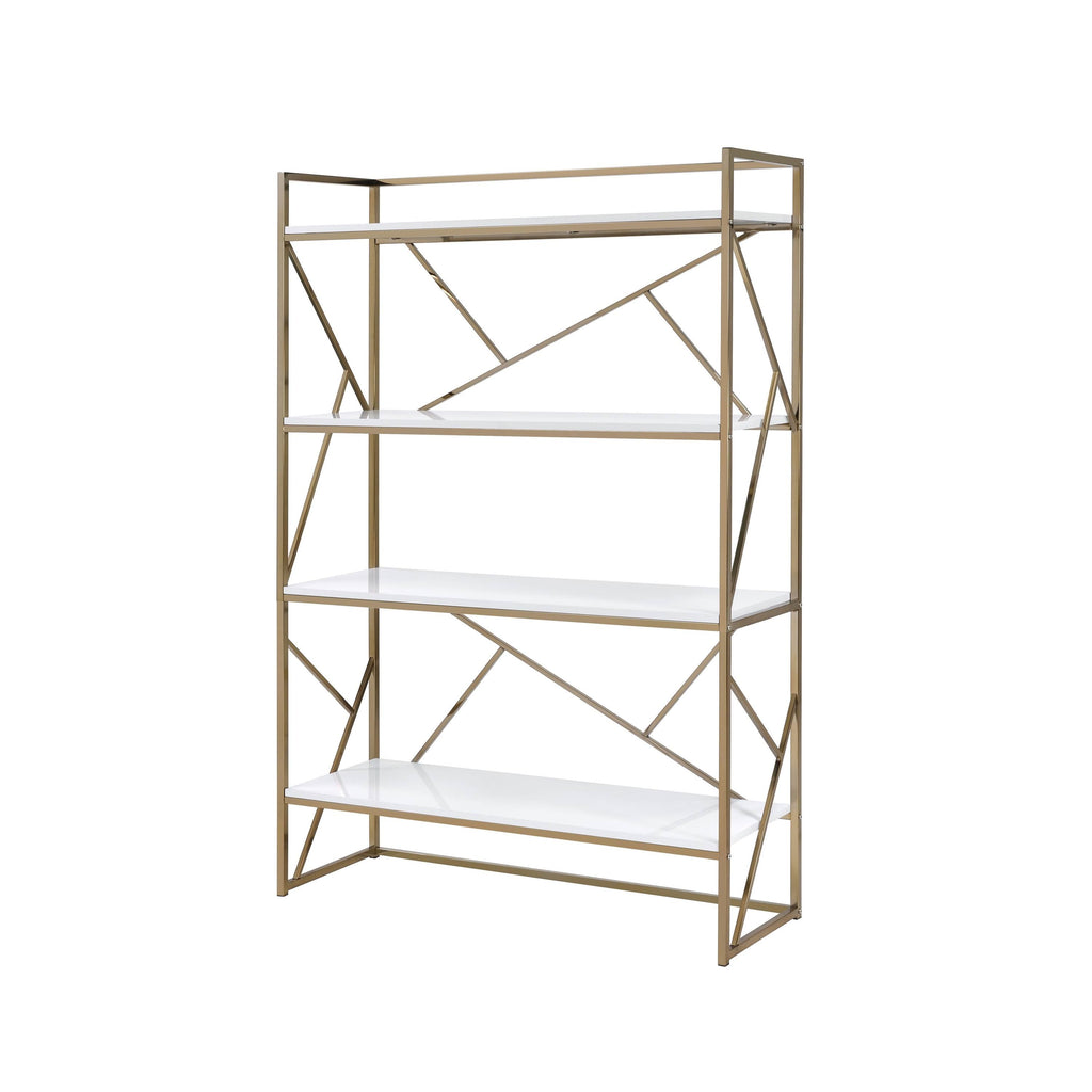 Modern Metal 4 Shelf Bookcase D73041