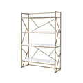 Modern Metal 4 Shelf Bookcase D73041