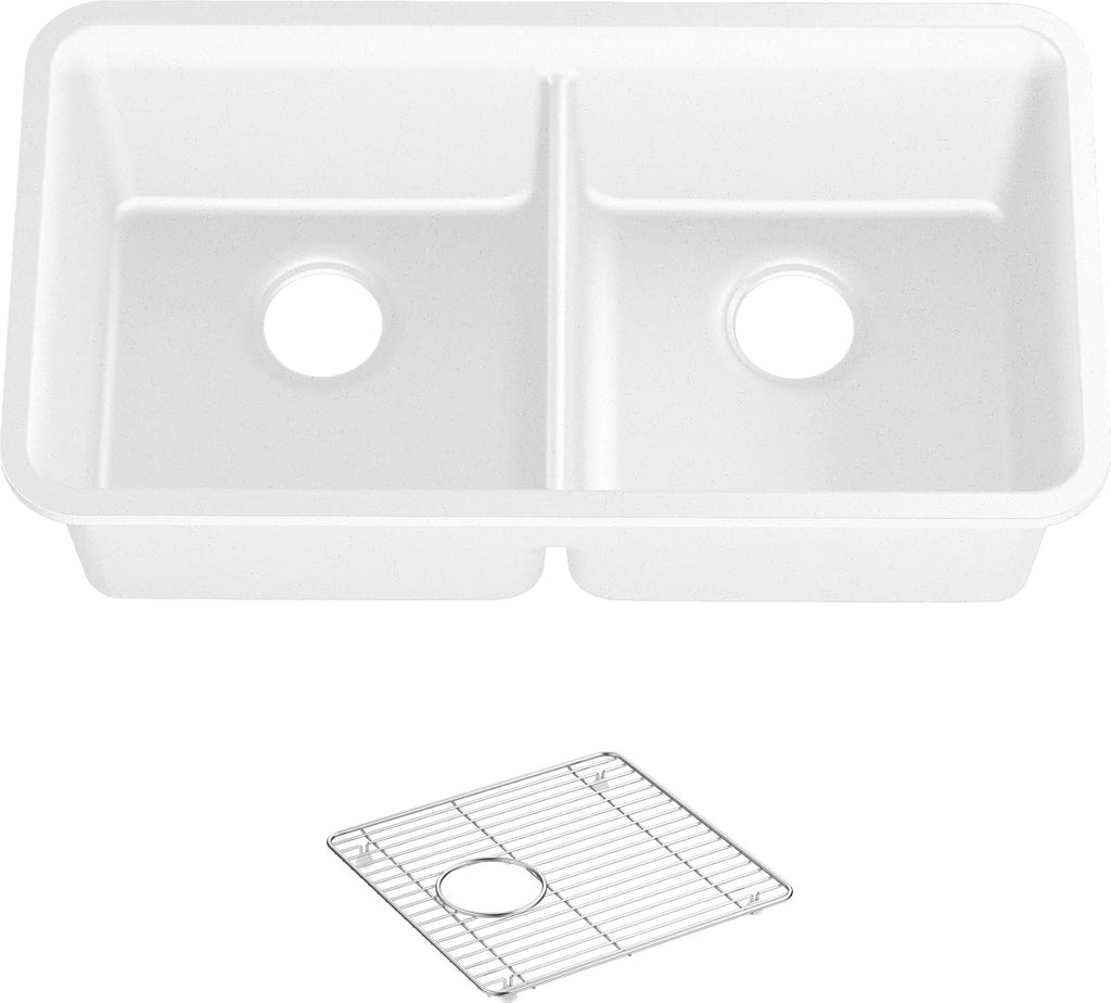 Matte White Kitchen Sink B4965