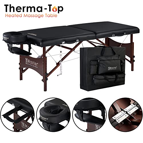 30" Heated Portable Massage Table with Carrying Bag W775