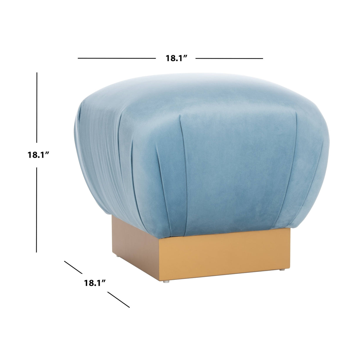 Dusty Rose Gold Ottoman M44289