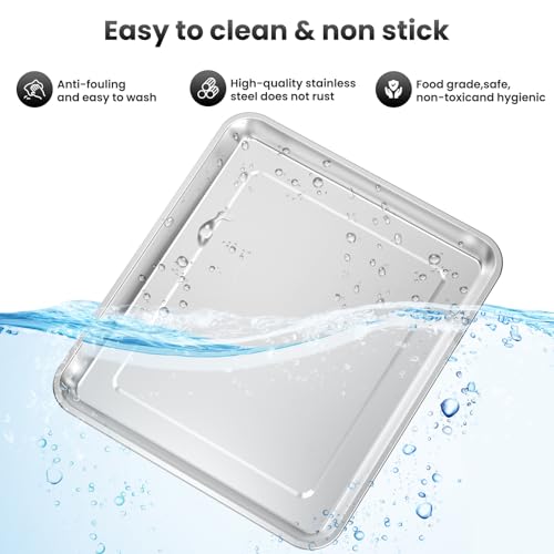 Stainless Steel Baking Tray Pan and Air Fryer Basket Q775