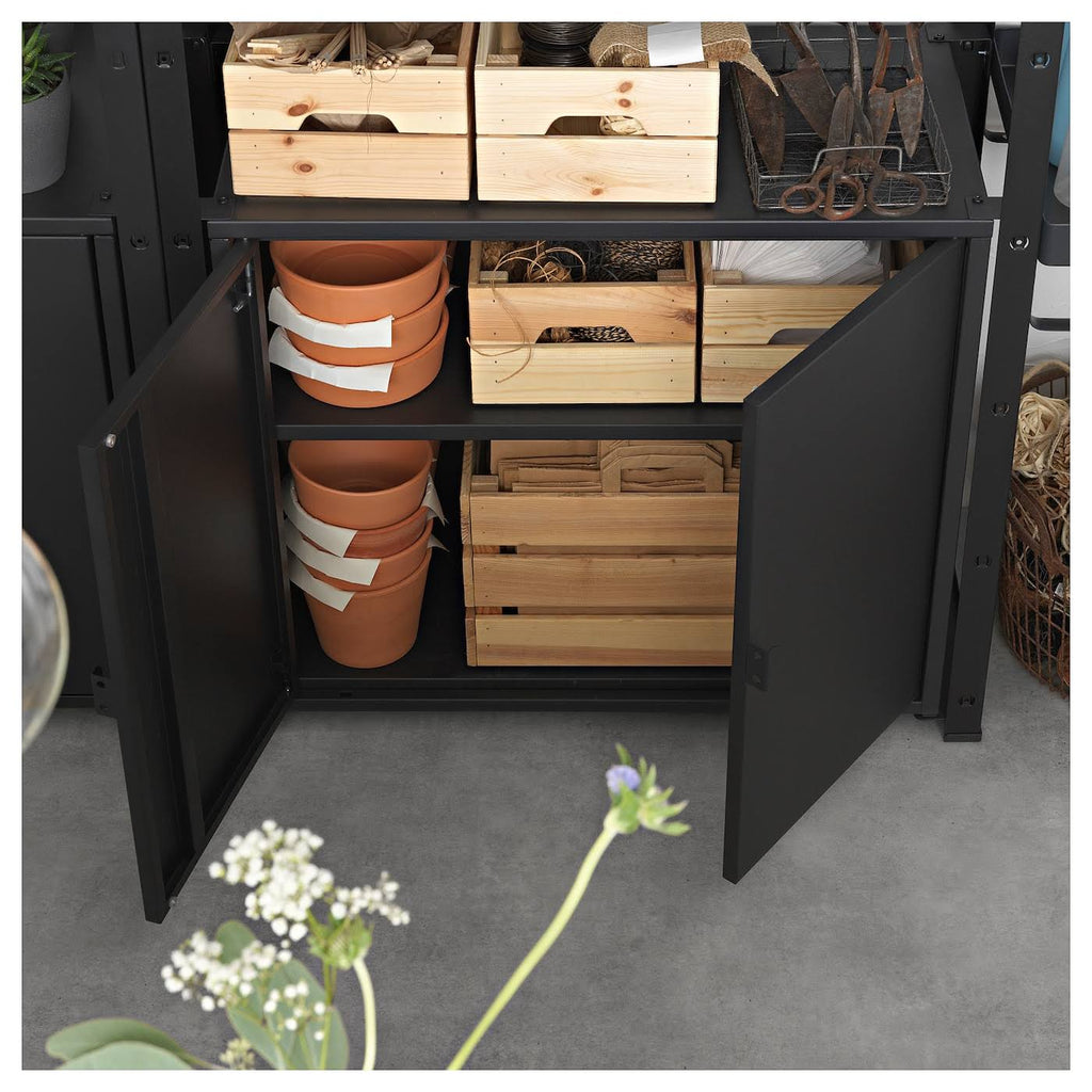 Black Cabinet with 2 Doors Z289