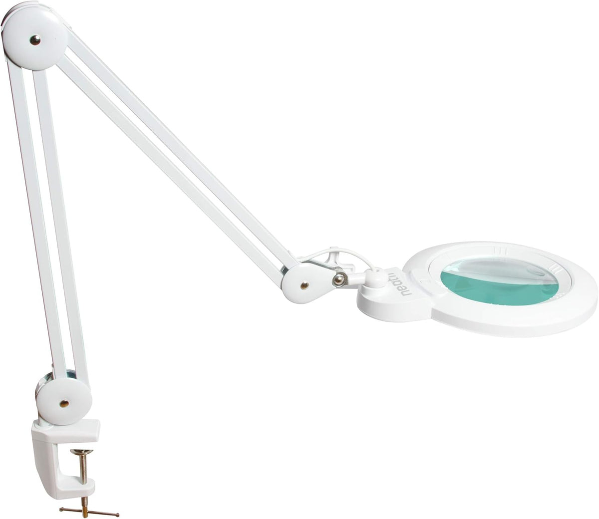 1,200 Lumens Super LED Magnifying Lamp with Clamp, 6 Inches Wide Lens, Black X14374