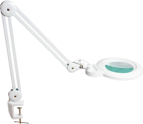 1,200 Lumens Super LED Magnifying Lamp with Clamp, 6 Inches Wide Lens, Black X14374