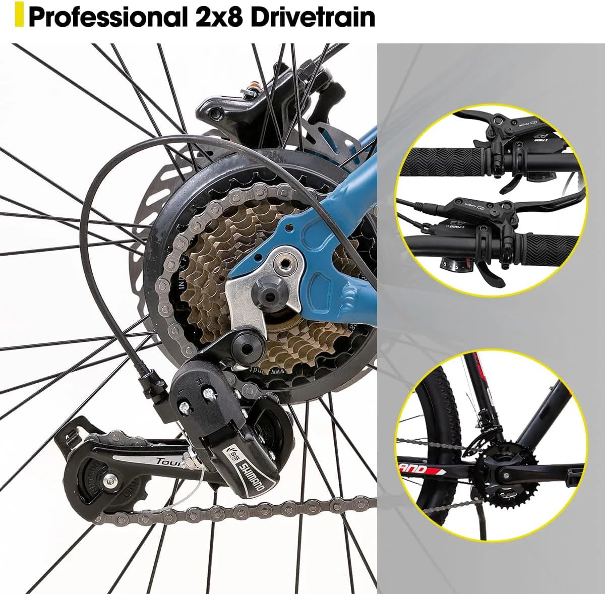 29 Inch Black Hardtail Mountain Bike F4209
