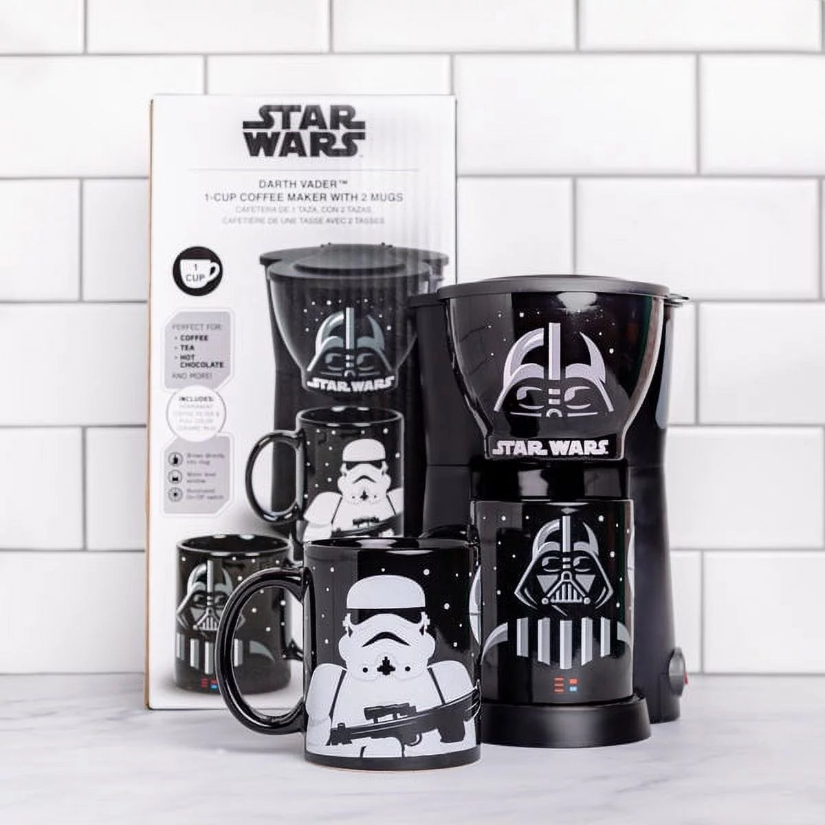Star Wars Darth Vader & Stormtrooper Coffee Maker Set W575
