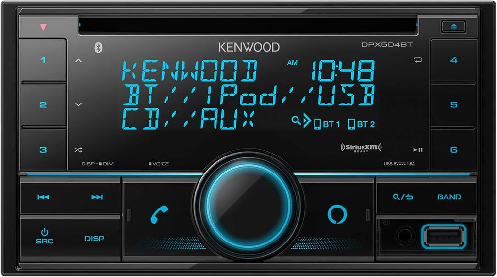 Double DIN CD Receiver with Bluetooth D4641