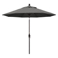 9-ft. Fiberglass Tilt Market Umbrella Charcoal I1415