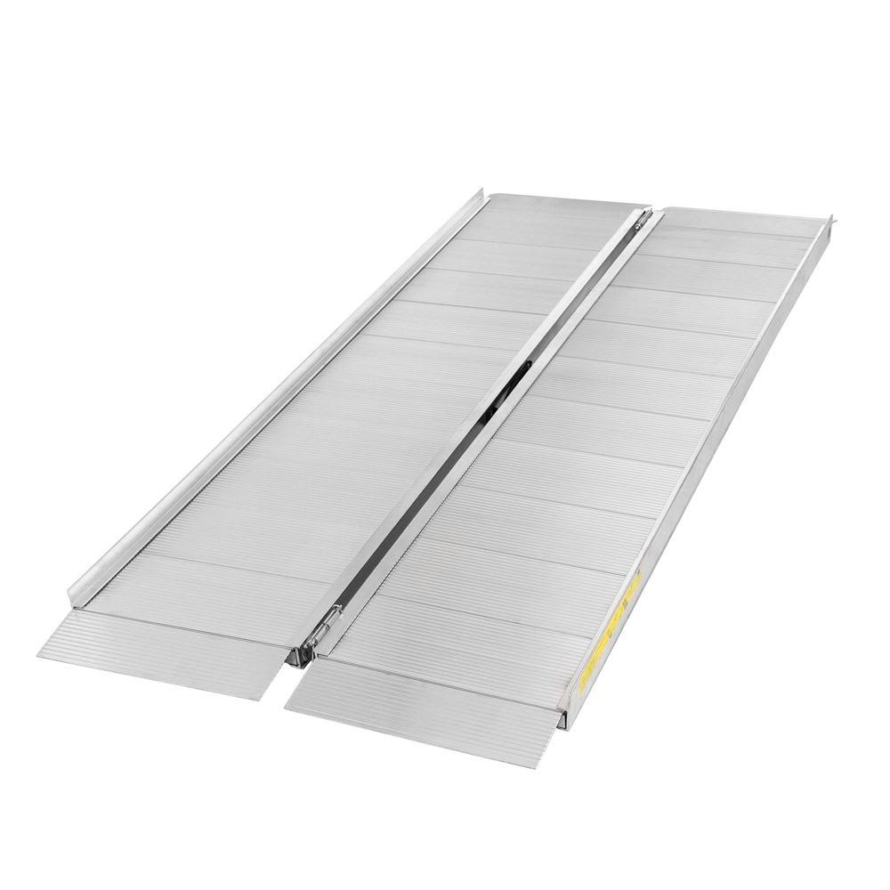 6 ft Portable Single-Fold Aluminum Wheelchair and Scooter Ramp A2595