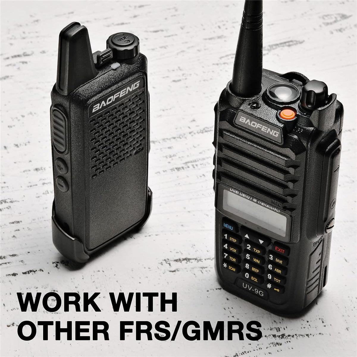 GMRS Radio Waterproof IP67 Dual Band Handheld A36434