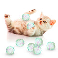 Clear Mylar Cat & Ferret Crinkle Balls & Chase Toy M6625