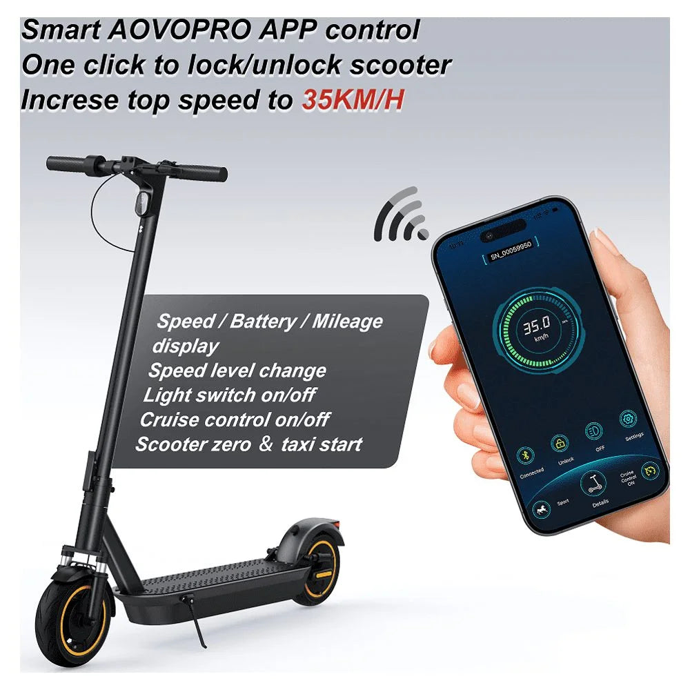 500W Foldable Electric Scooter with Air Tire K662