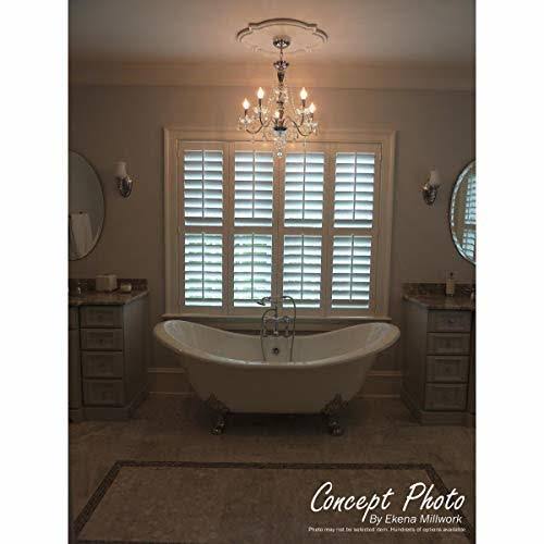 7 1/2x22OD x 1 1/8x22P Ceiling Medallion, Hand-Painted Mississippi Mud Crackle O90144