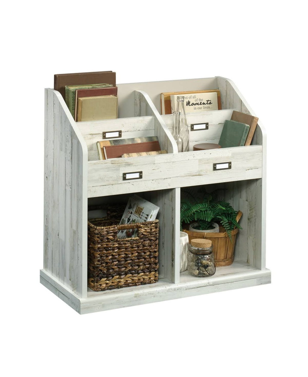 White Plank Bookcase F357