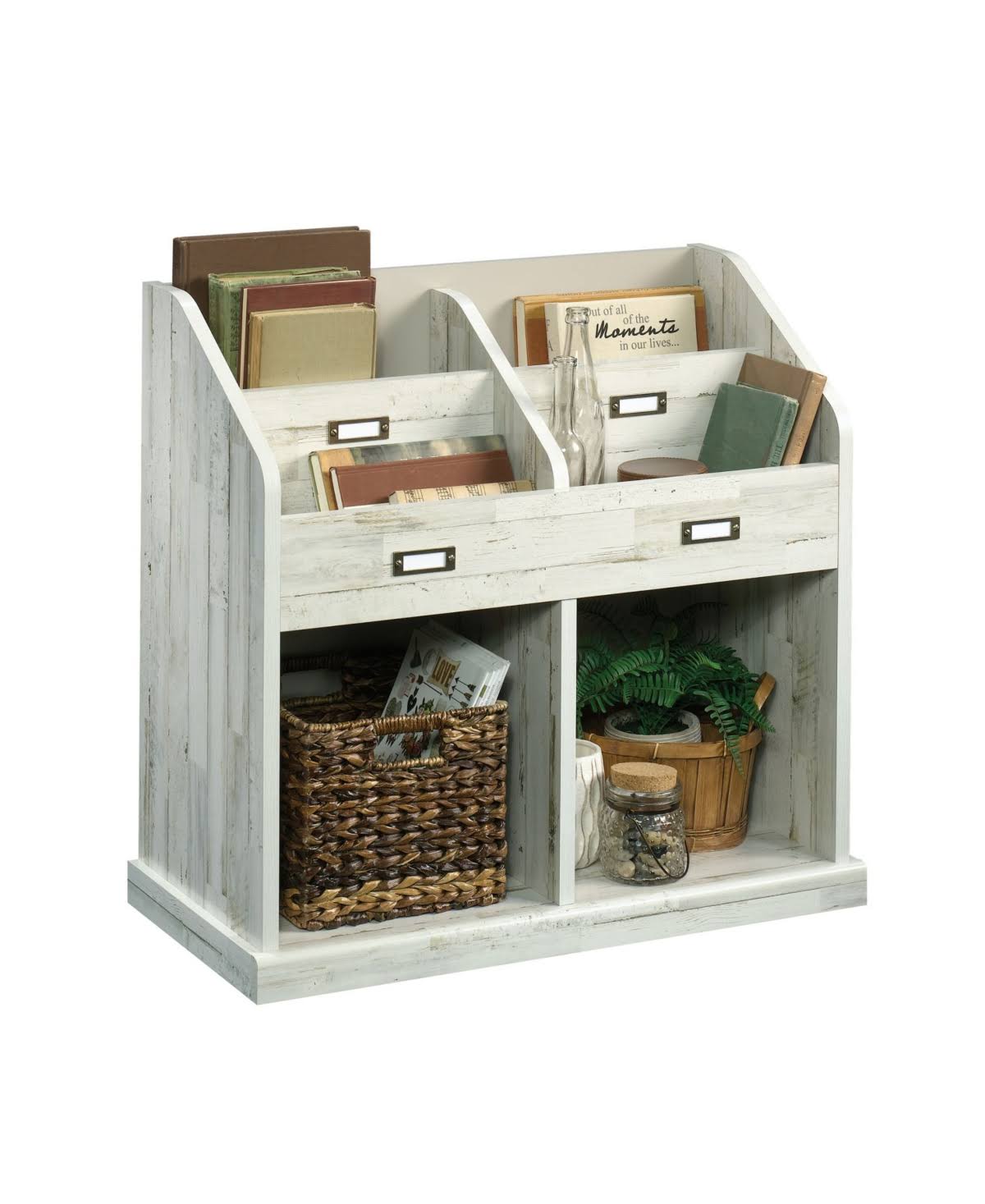 White Plank Bookcase F357