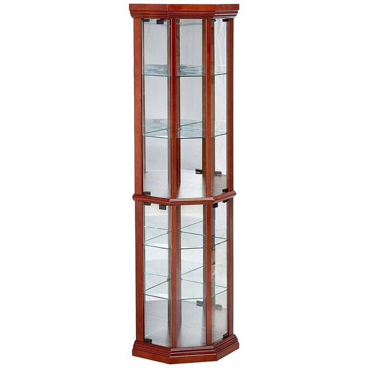 Medium Brown Curio Cabinet J41918