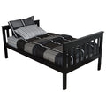 Pine Twin Mission Bed Black N977