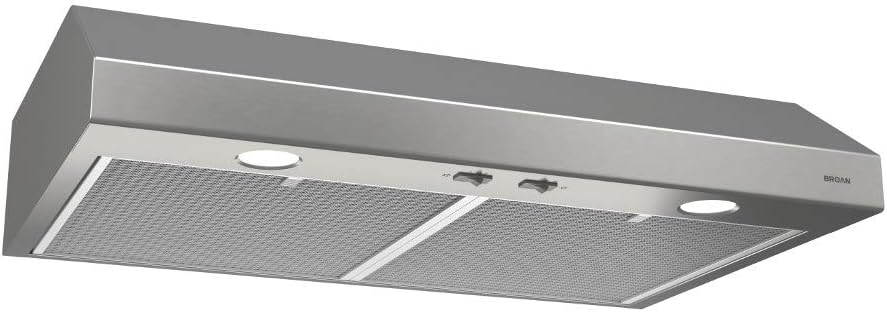 Stainless Steel 24-inch Under Cabinet Range Hood with Light C12569