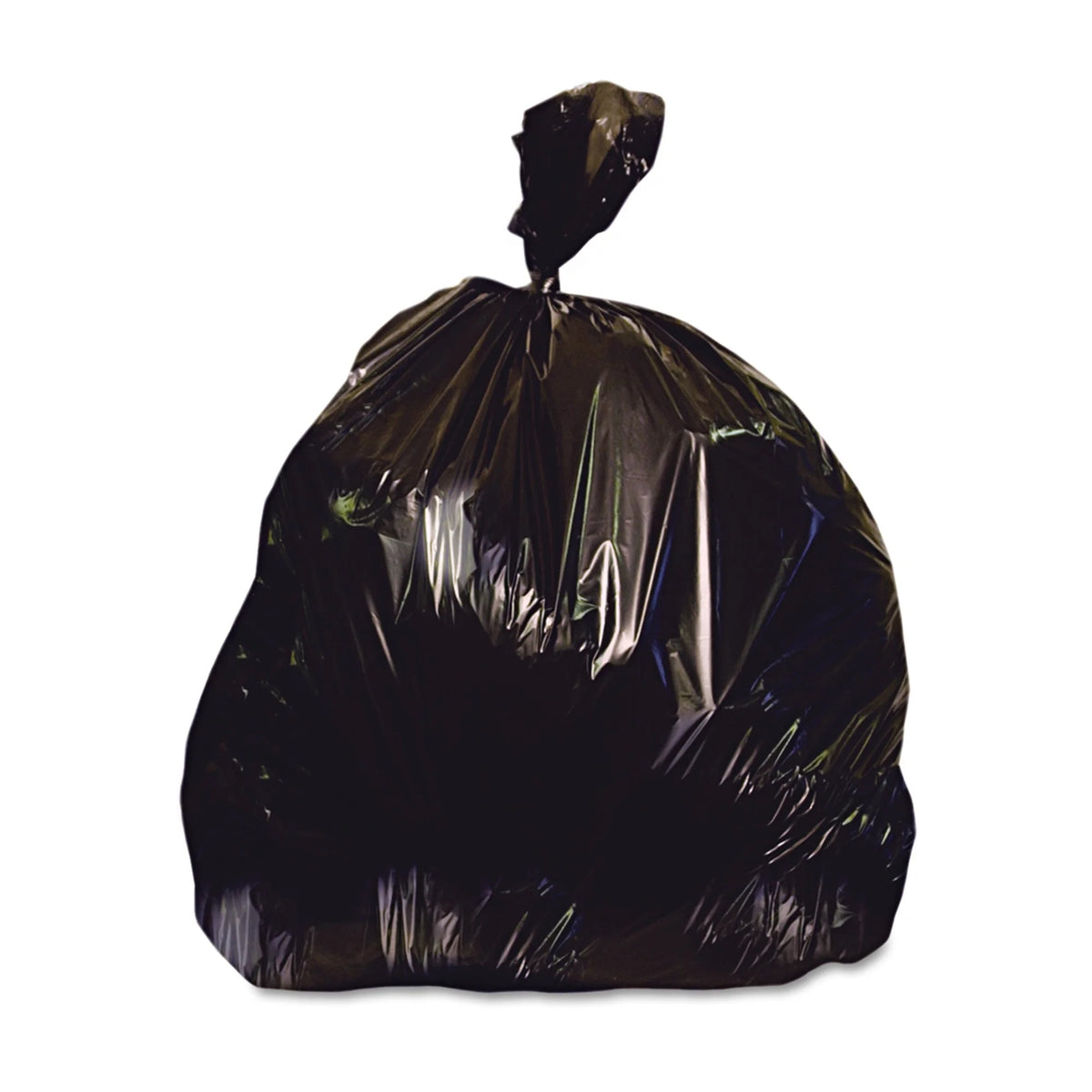 Black 60 gal 2 mil 38" x 58" Can Liner, 100/Carton R936