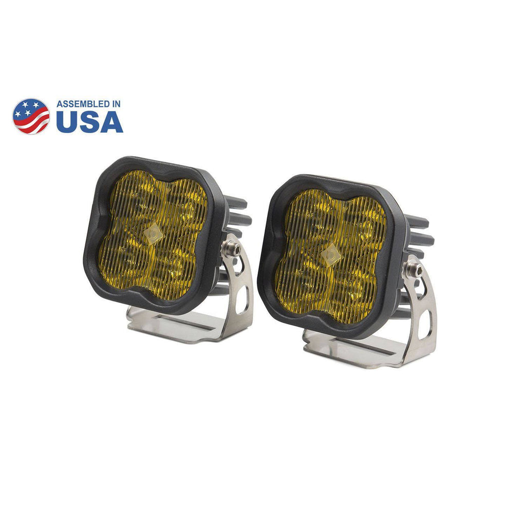 SS3 Pro Yellow SAE Fog Worklight Pair Y626