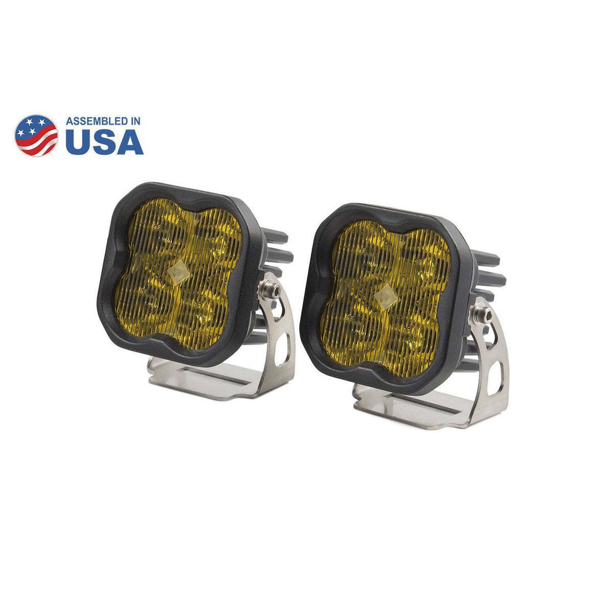 SS3 Pro Yellow SAE Fog Worklight Pair Y626