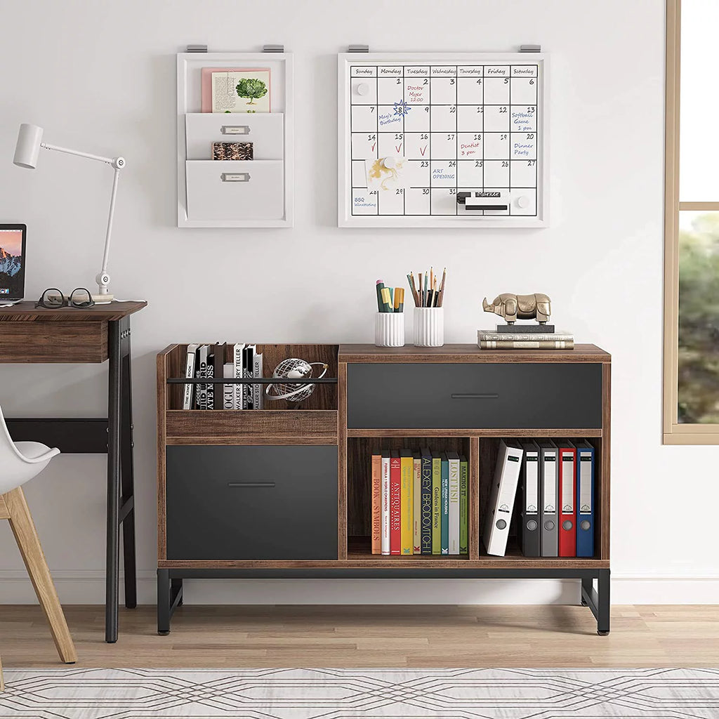 2 Drawer Wood Filing Cabinet H22654