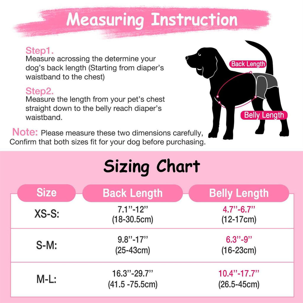 2 Pieces Dog Diaper Suspenders X30685