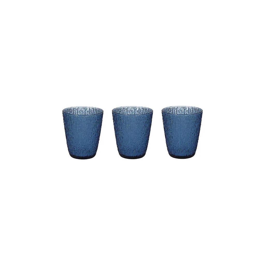 Set 3 Glasses Blue T755