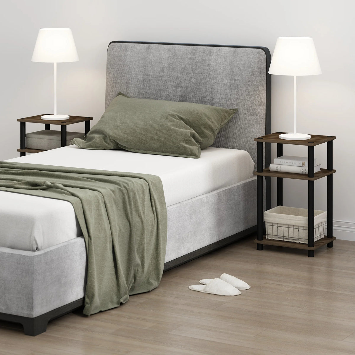 3-Tier Open Storage Nightstand N495271