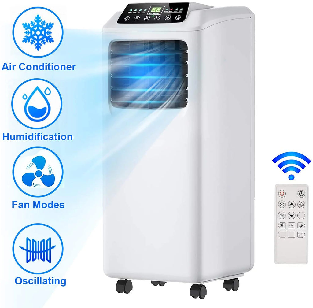 5500 BTU Portable Air Conditioner & Dehumidifier with Window Kit D199