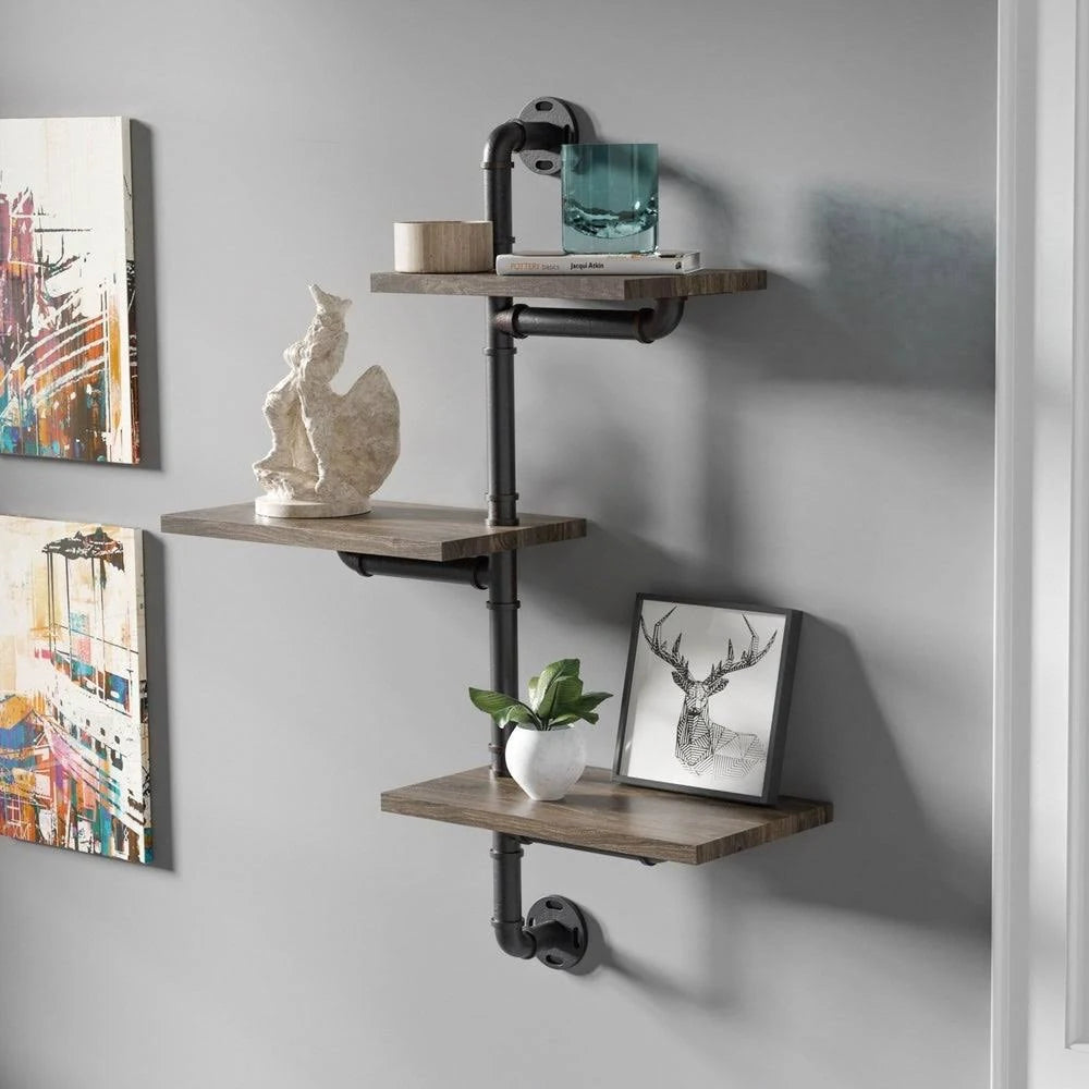 3-Tier Floating Wall Shelf S46184