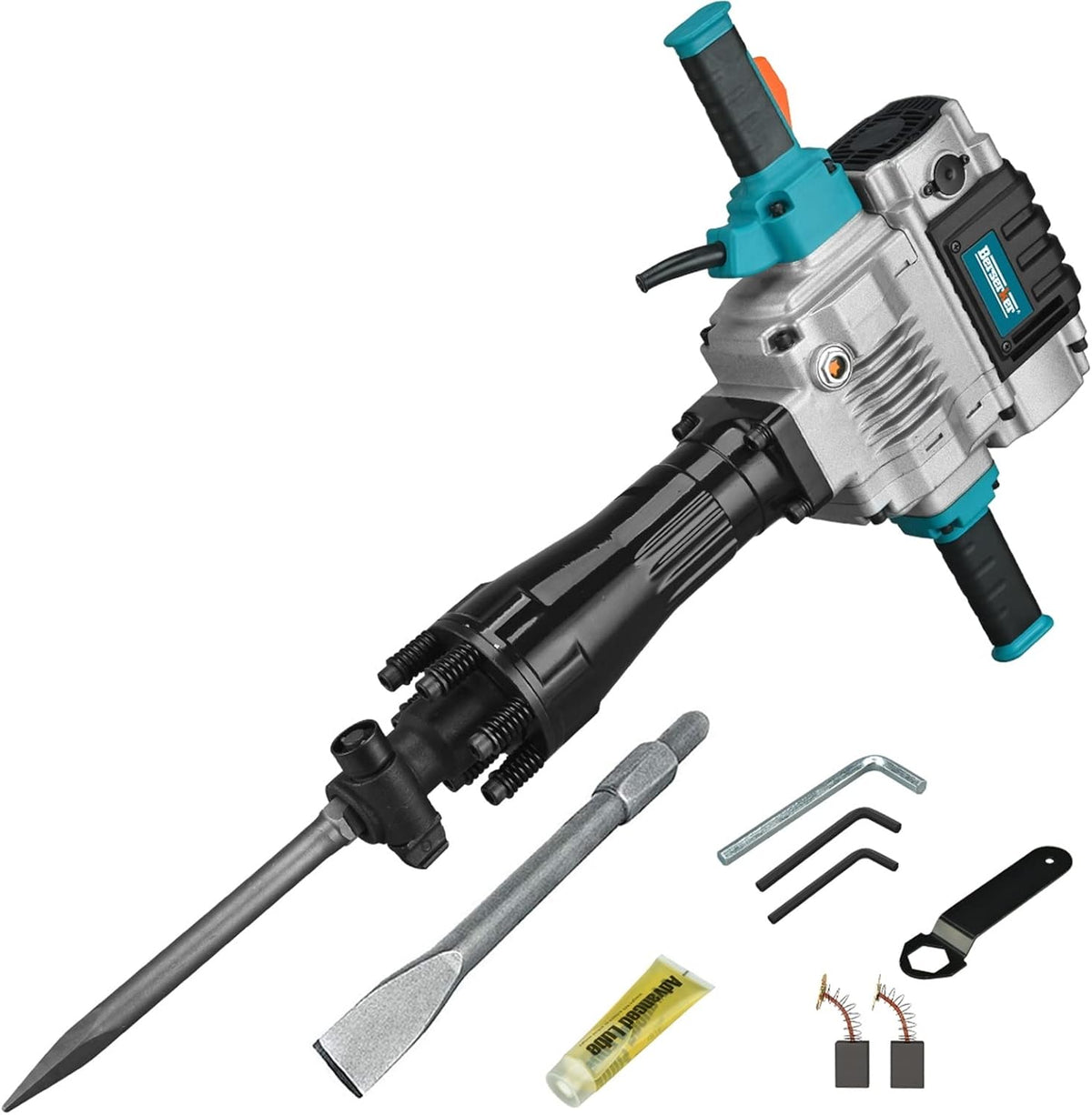 1700W 30-Pound SDS-Hex Jack Hammer with Carrying Case Flat Chisel Bull Point Chisel O754