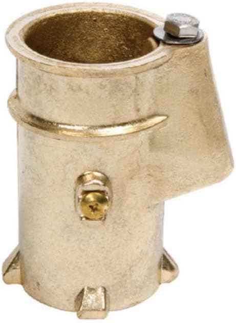 Brass Anchor with Collar for Pool Safety Cover, 4-Inch, Pack of 2 X3260