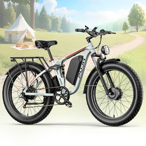 52V 26" Fat Tire Full Suspension Electric Bike C277549